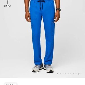 FIGS men’s royal blue scrub pants- size S NEW